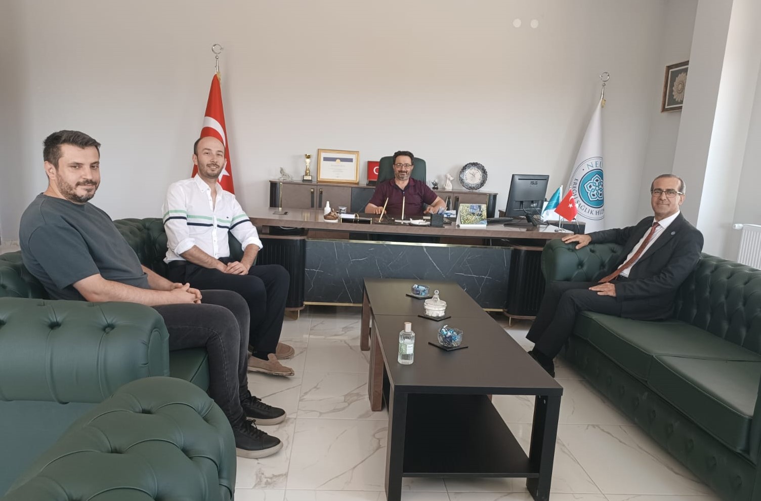 Dekanımızdan NEÜ Ereğli Sağlık Hizmetleri Meslek Yüksekokulu Müdürü’ne Ziyaret