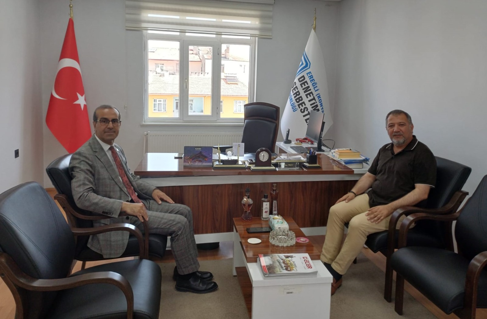 Ereğli Denetimli Serbestlik Müdürlüğü’ne Taziye Ziyareti