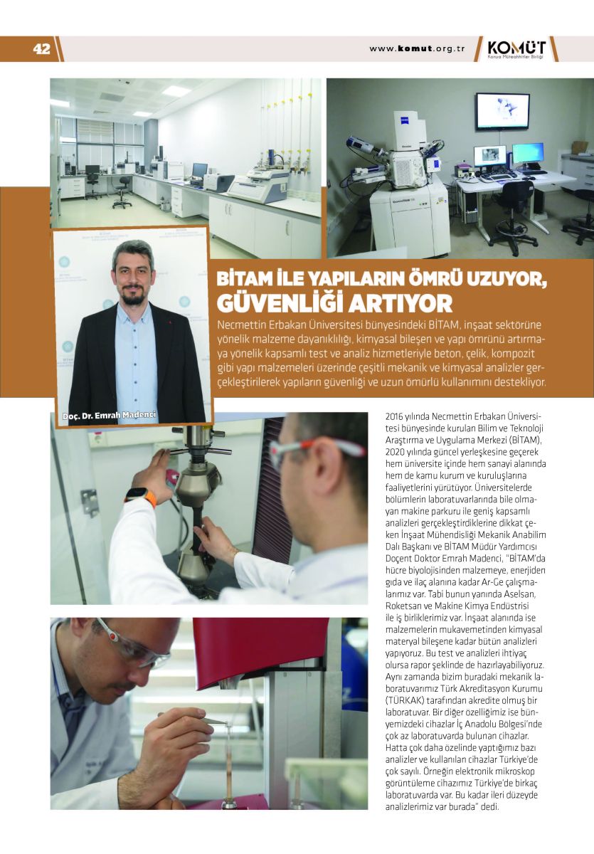 Konya Müteahhitler Birliği - BİTAM Haberi