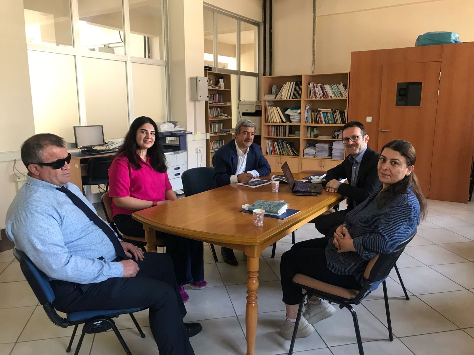 A meeting was held with the Disabled Student Unit Coordination for Disadvantaged Groups.