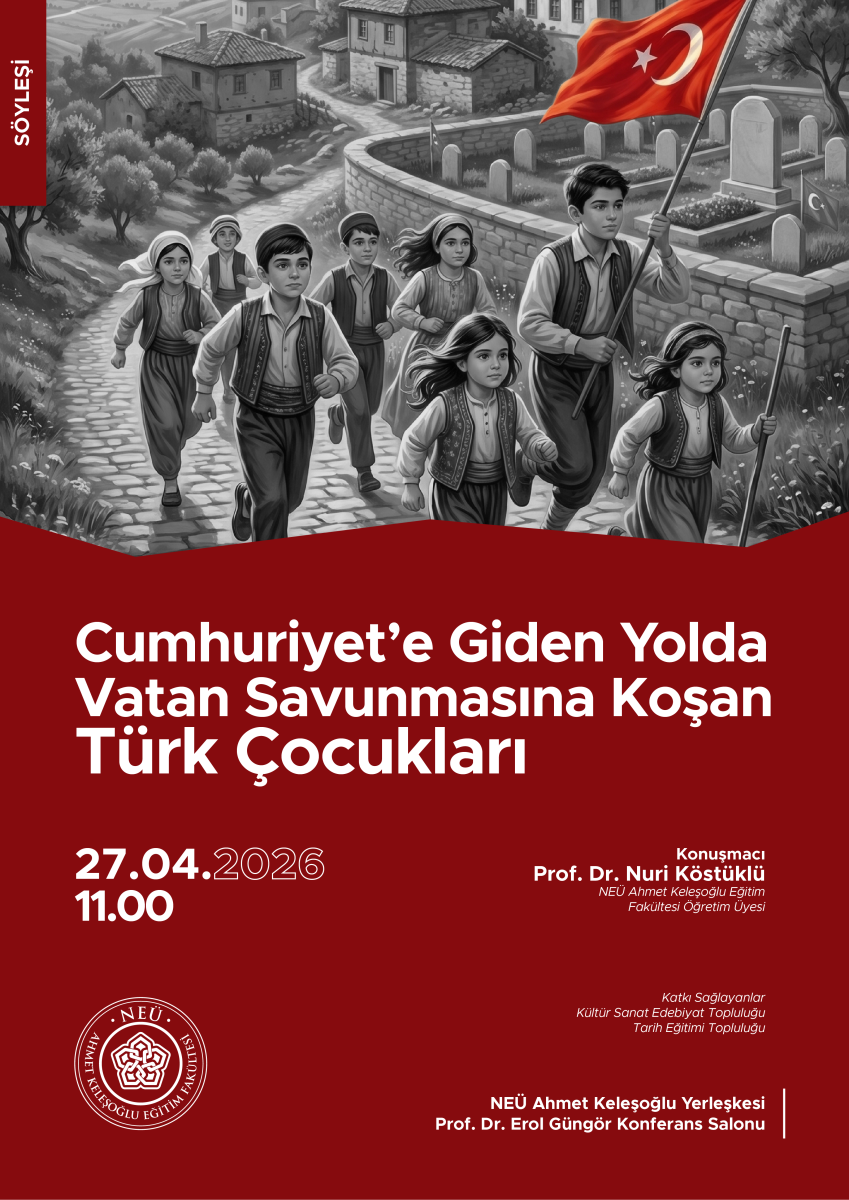 TBMM’nin açılışının 106. Yılı anısına Fakültemizde “Cumhuriyet’e Giden Yolda Vatan Savunmasına Koşan Türk Çocukları” konulu konferans düzenlendi.