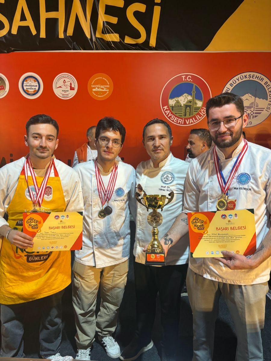 NEÜ Gastronomi ve Mutfak Sanatları Bölümünden Kayseri’de Büyük Başarı!