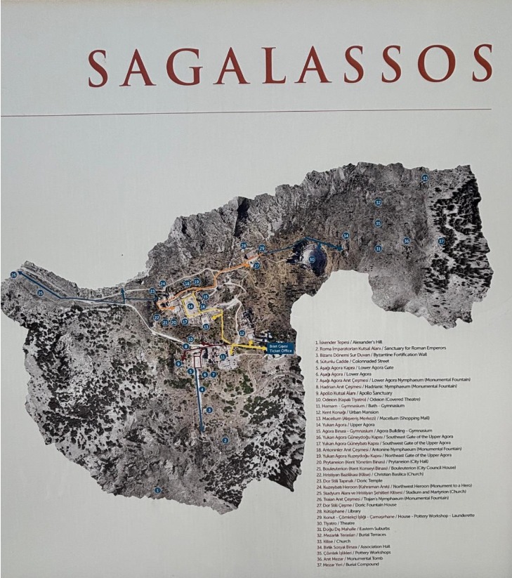 Sagalassos Antik Kenti’ne Teknik İnceleme Gezisi