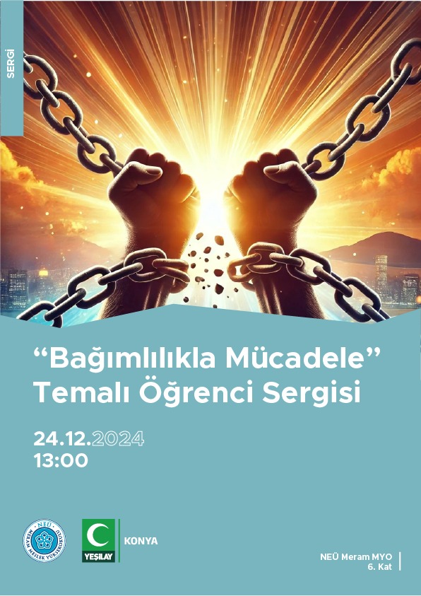 "Bağımlılıkla Mücadele" Temalı Öğrenci Sergisi