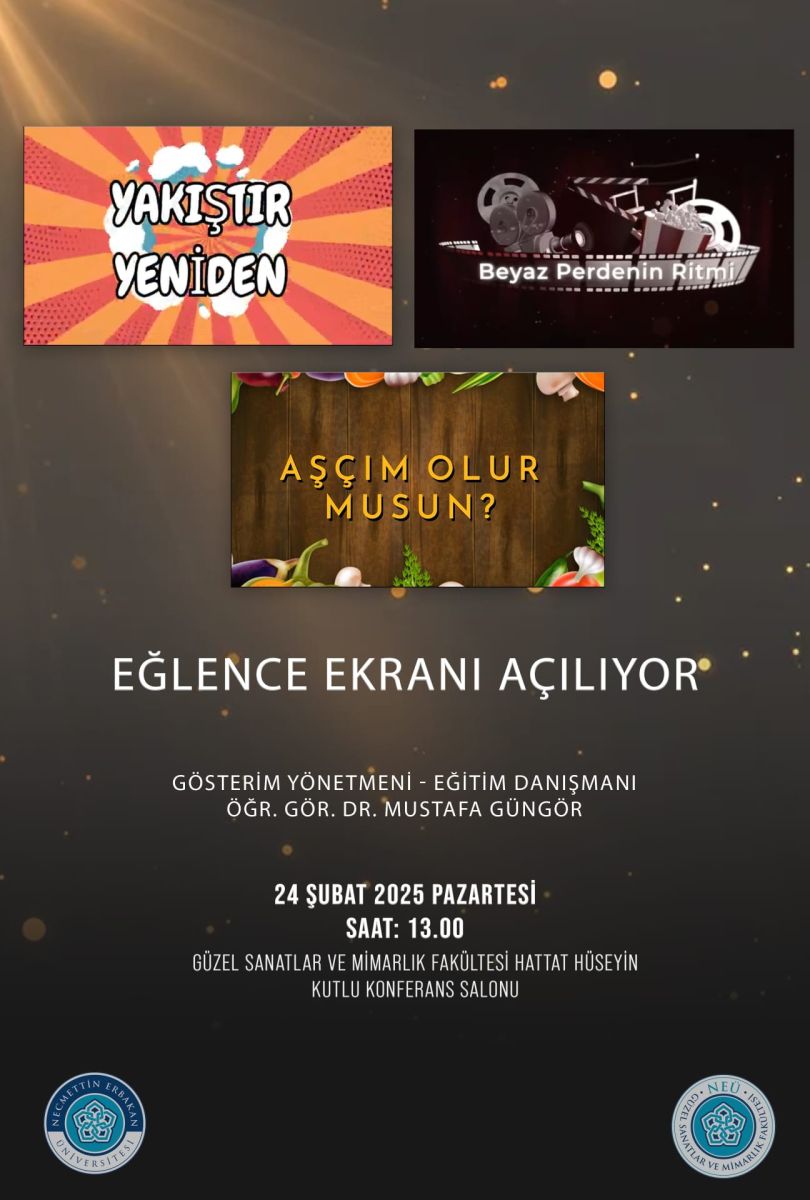 Eğlence Ekranı Açılıyor