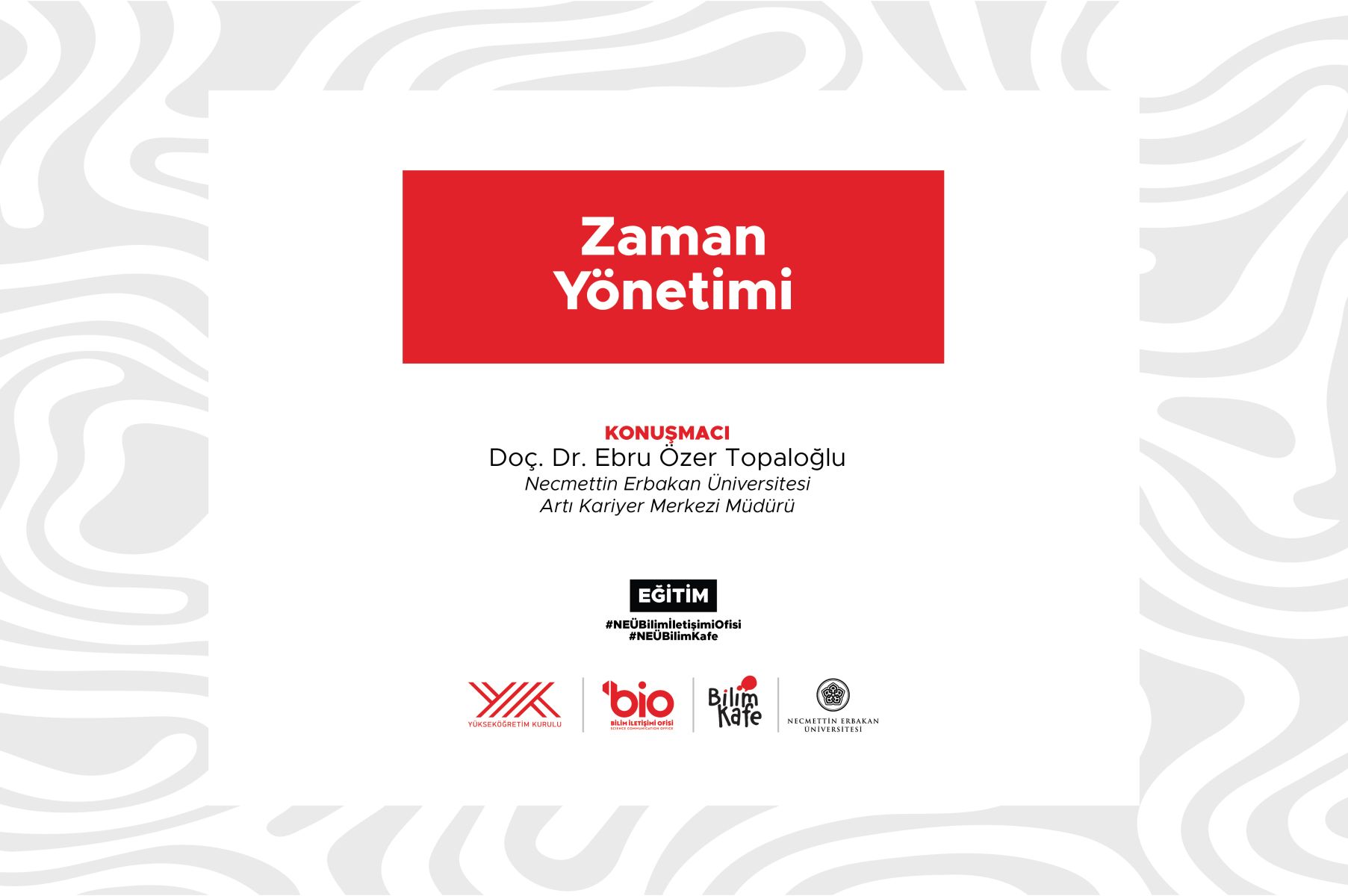 Bilim Kafe Zaman Yönetimi