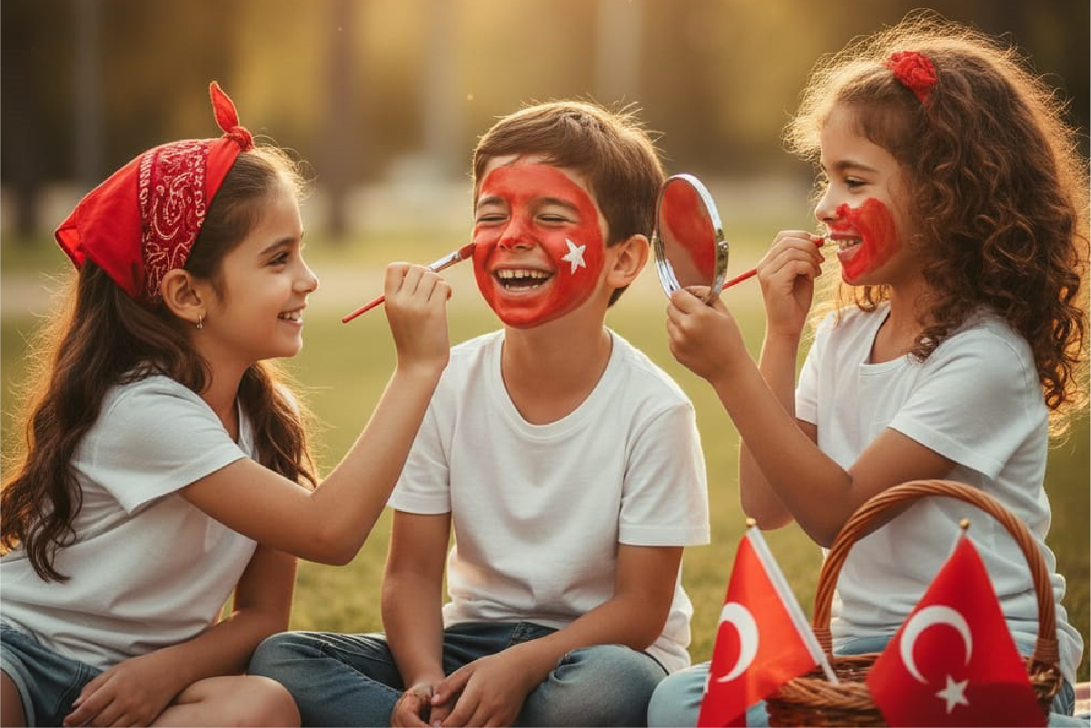 Pedodonti Atölyesi Cumhuriyetin Renkleri: Yüz Boyama Şenliği