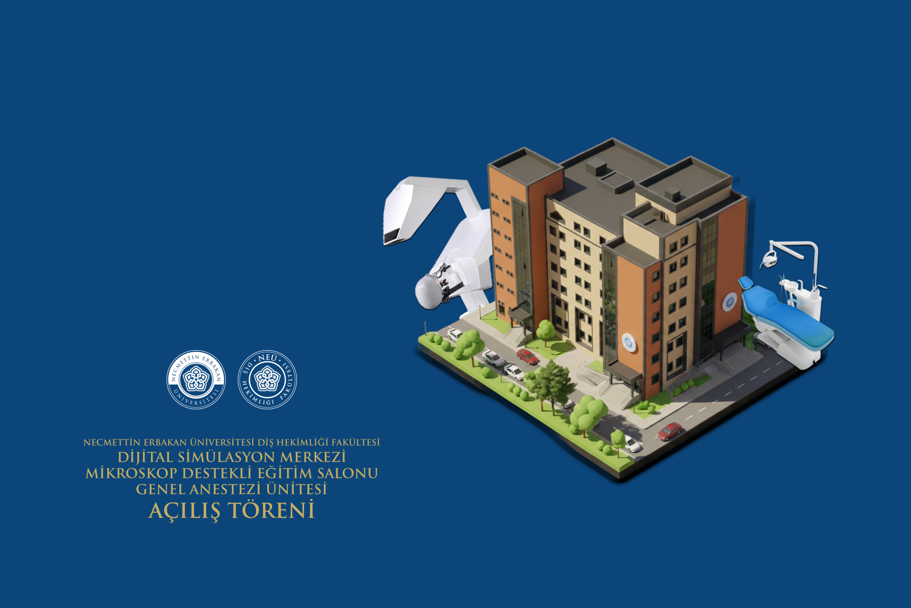 Dijital Simülasyon Merkezi, Mikroskop Destekli Eğitim Salonu, Genel Anestezi Ünitesi Açılışı