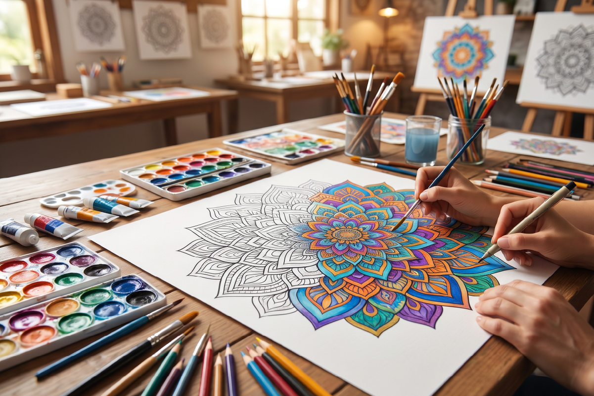 Mandala Çizim ve Boyama Atölyesi