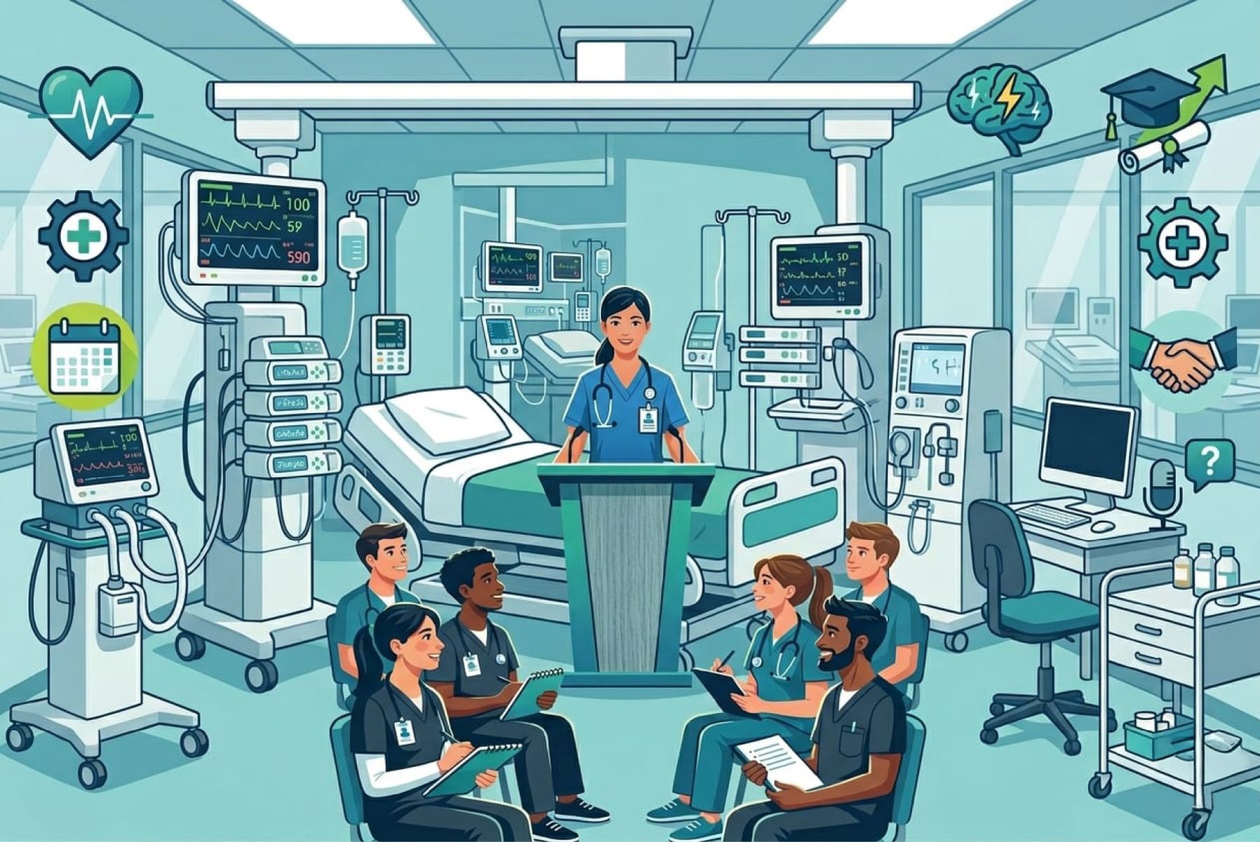 Hemşirelikte Kariyer Yolculuğu 4 Yoğun Bakım: Her Nefesin Takipçisi, Her Hayatın Savaşçısı