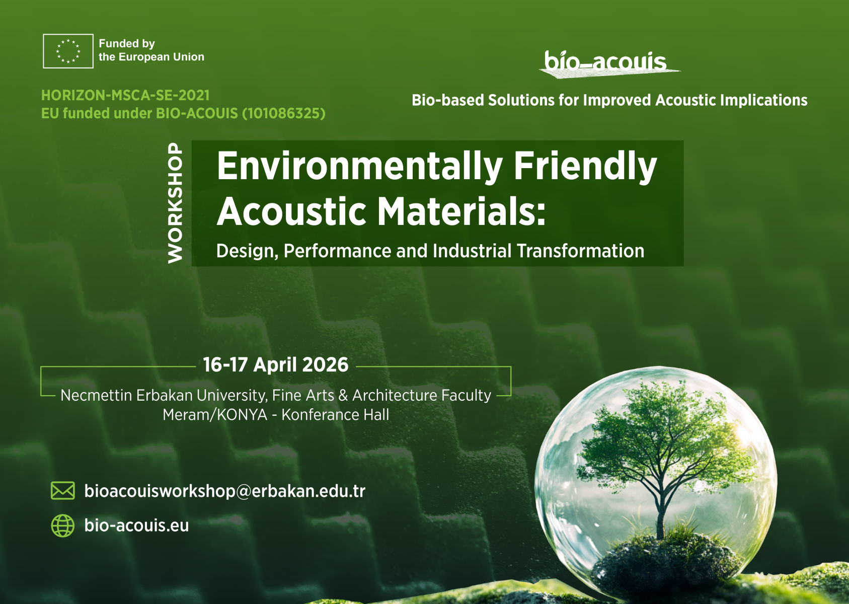 Environmentally Friendly Acoustic Materials: Design Performance and Industrial T...