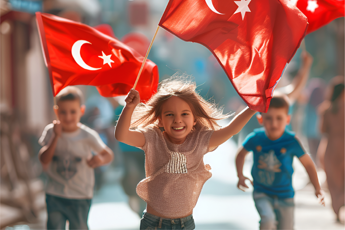 23 Nisan 'a Özel Üç Boyutlu Gülüşler Etkinliği