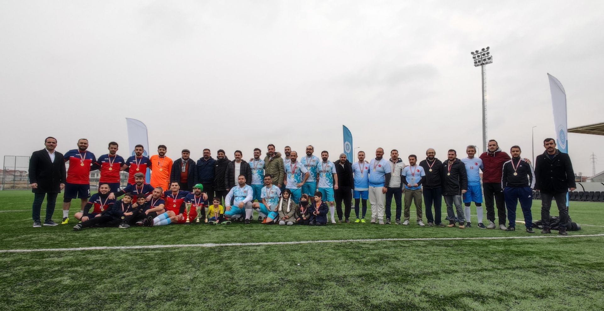 Üniversitemiz Personel ve Öğrenci Futbol Turnuvalarında Şampiyonlar Belli Oldu