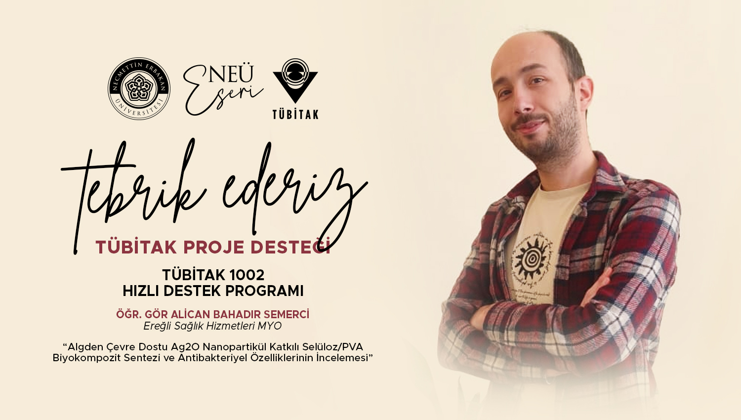 Alg Tabanlı Biyokompozit Projesine TÜBİTAK’tan Destek