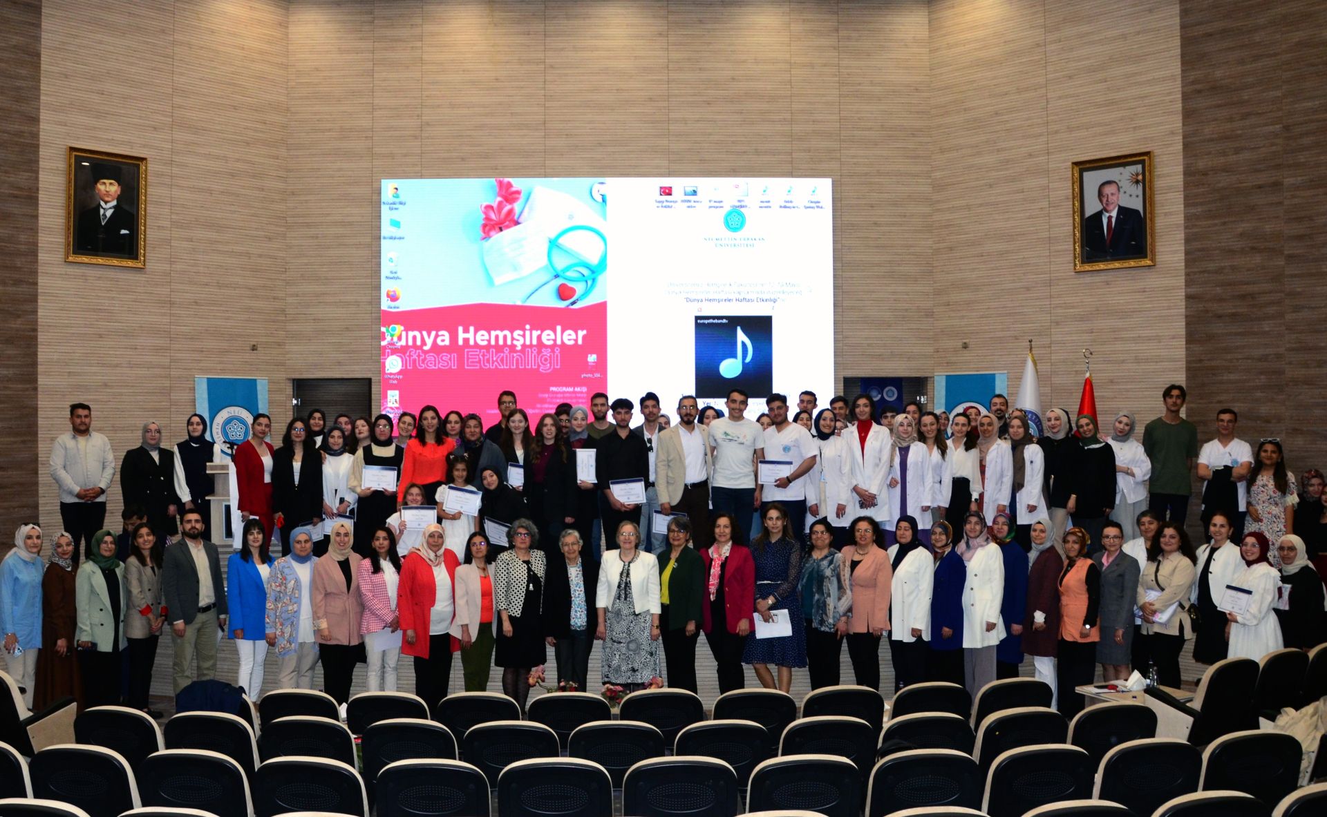 Üniversitemizde Hemşirelik Haftasında Çifte Bayram