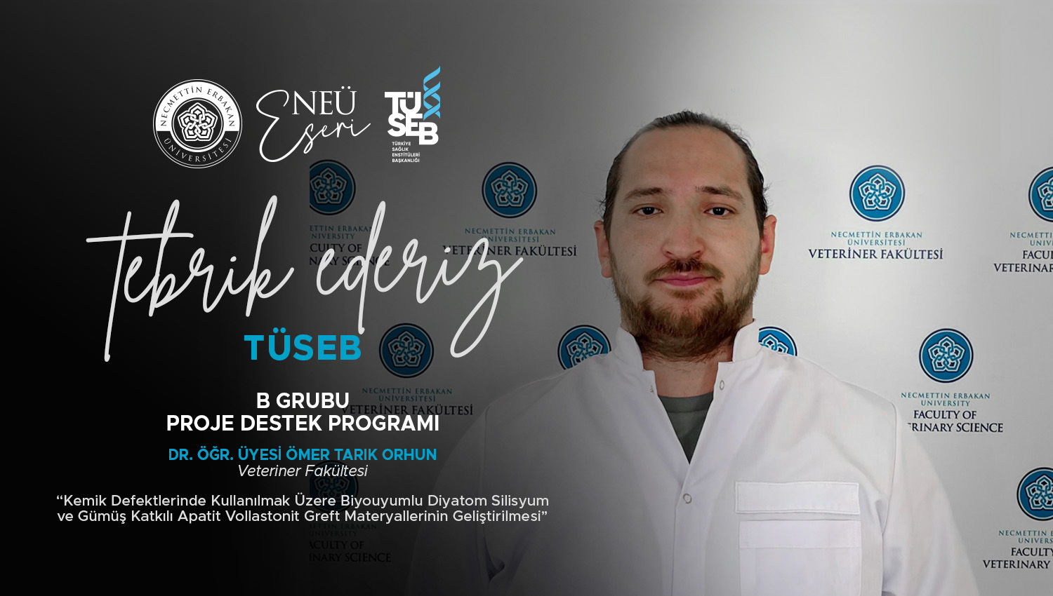 Üniversitemizde Kırık Kemiklerin Onarımına Yönelik Yerli ve Çevreci Proje
