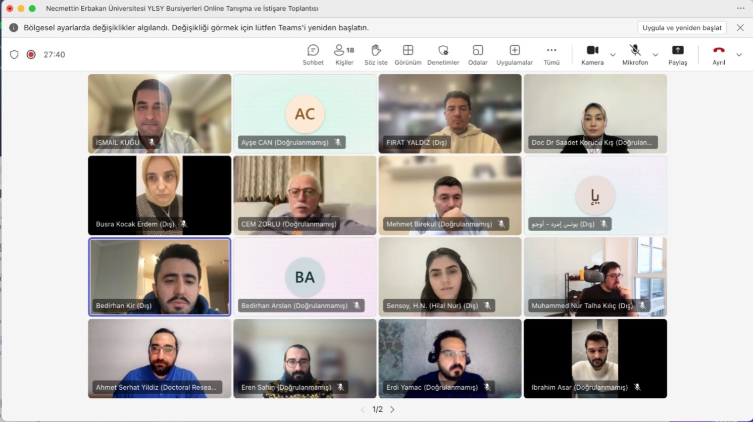 Üniversitemizde 2025 YLSY Değerlendirme Toplantısı Gerçekleştirildi
