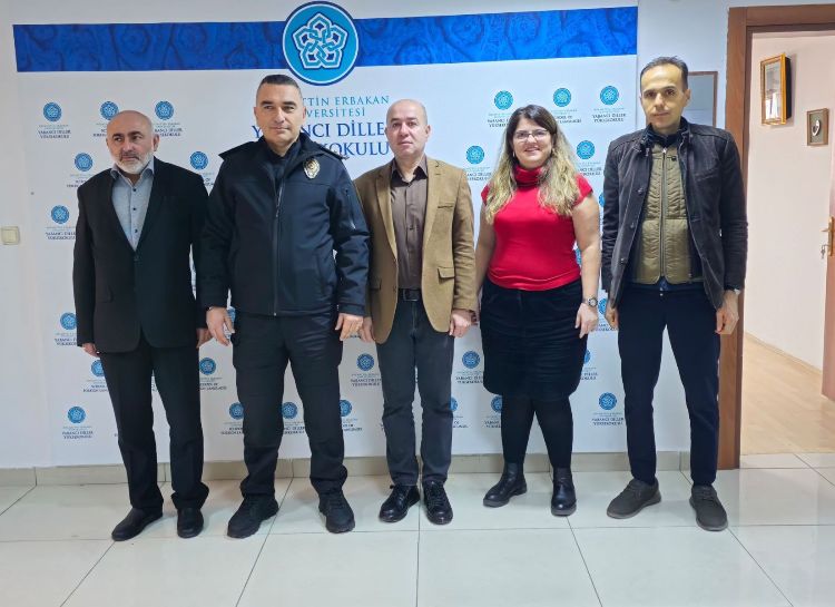 Meram İlçe Emniyet Müdürü sayın Ersan AYDIN, yüksekokulumuzu ziyaret etti.