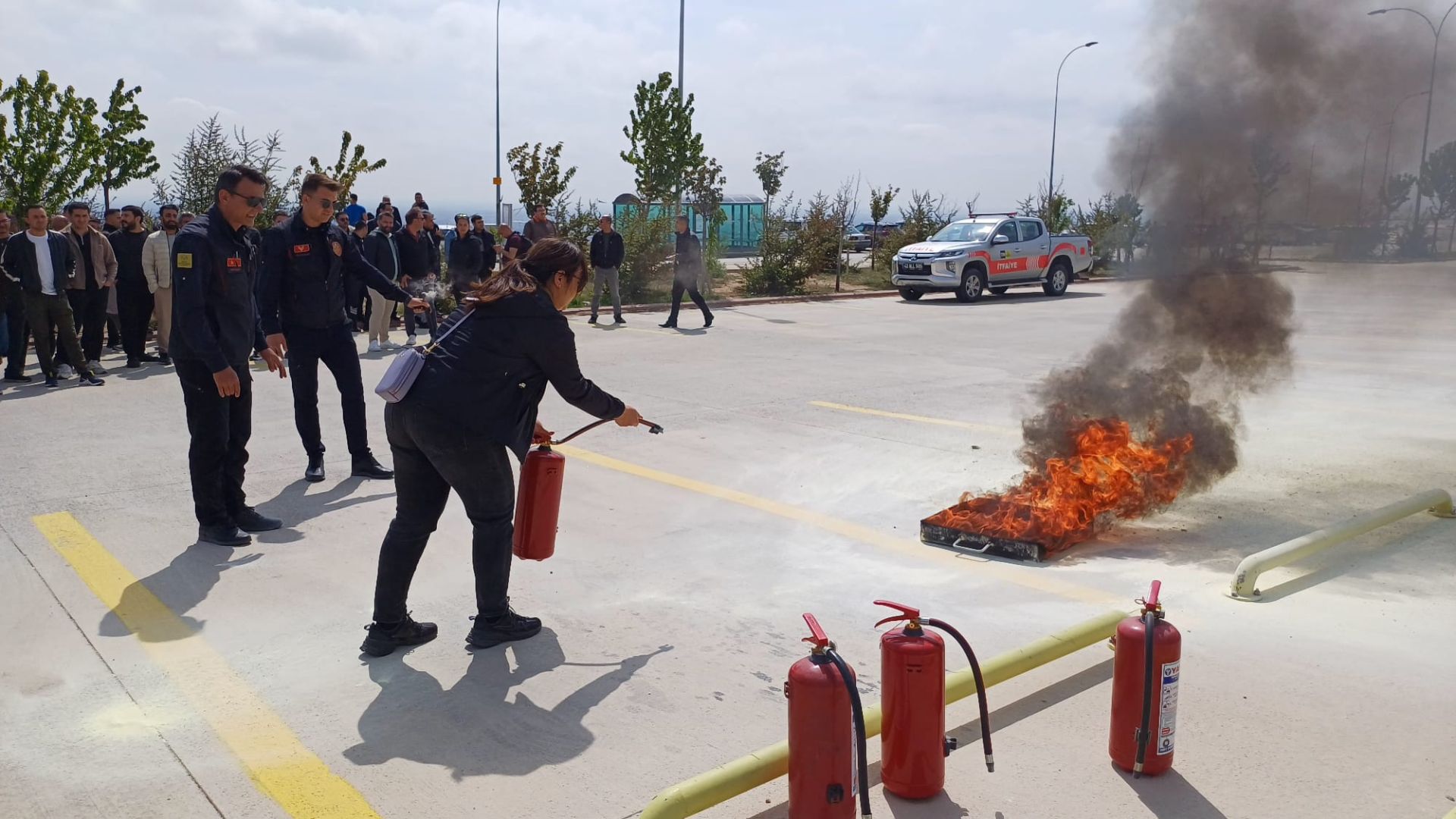 Personelimiz Uygulamalı Yangın Eğitiminde Biraraya Geldi