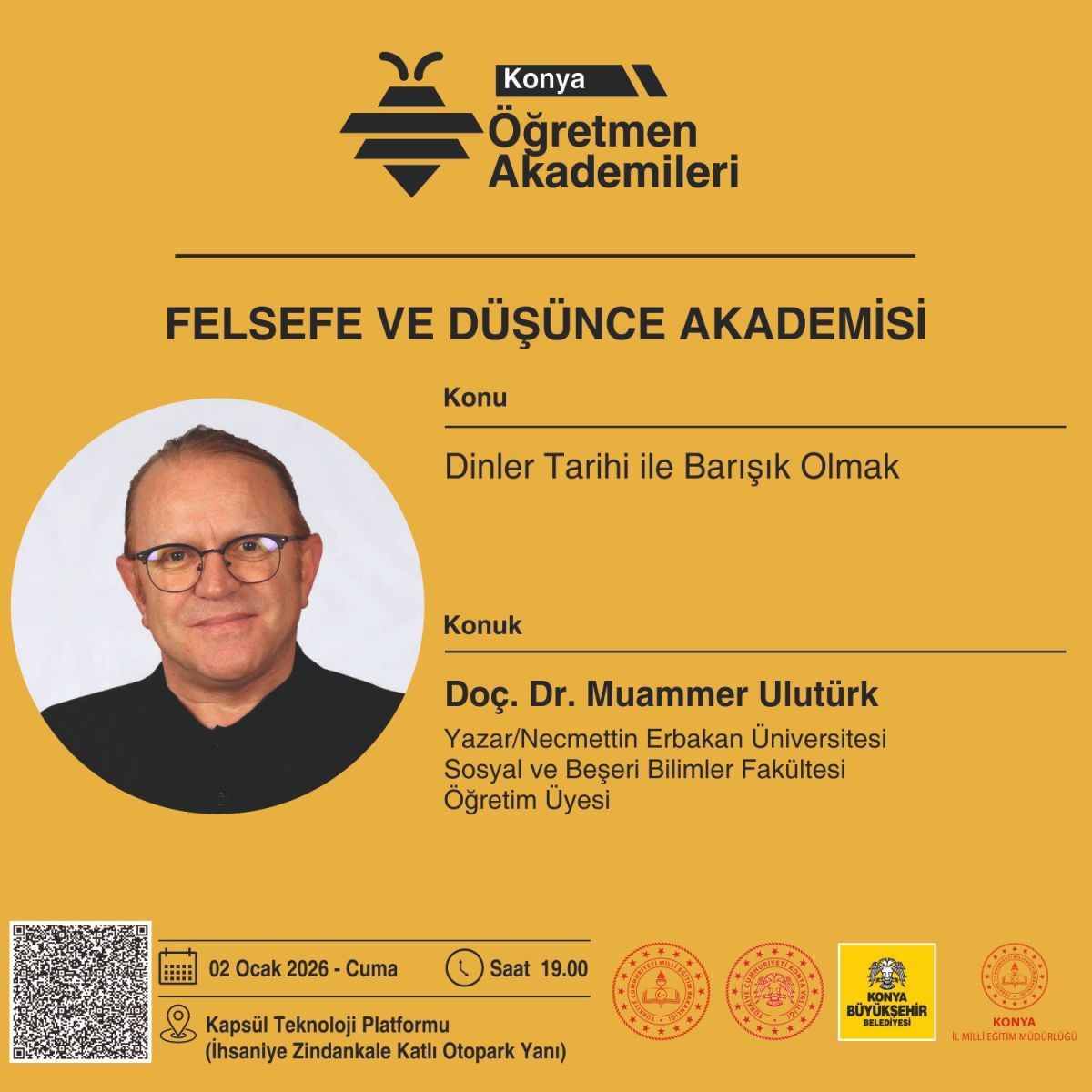 Öğretmen Akademileri’nde “Dinler Tarihi ile Barışık Olmak” Konuşuldu