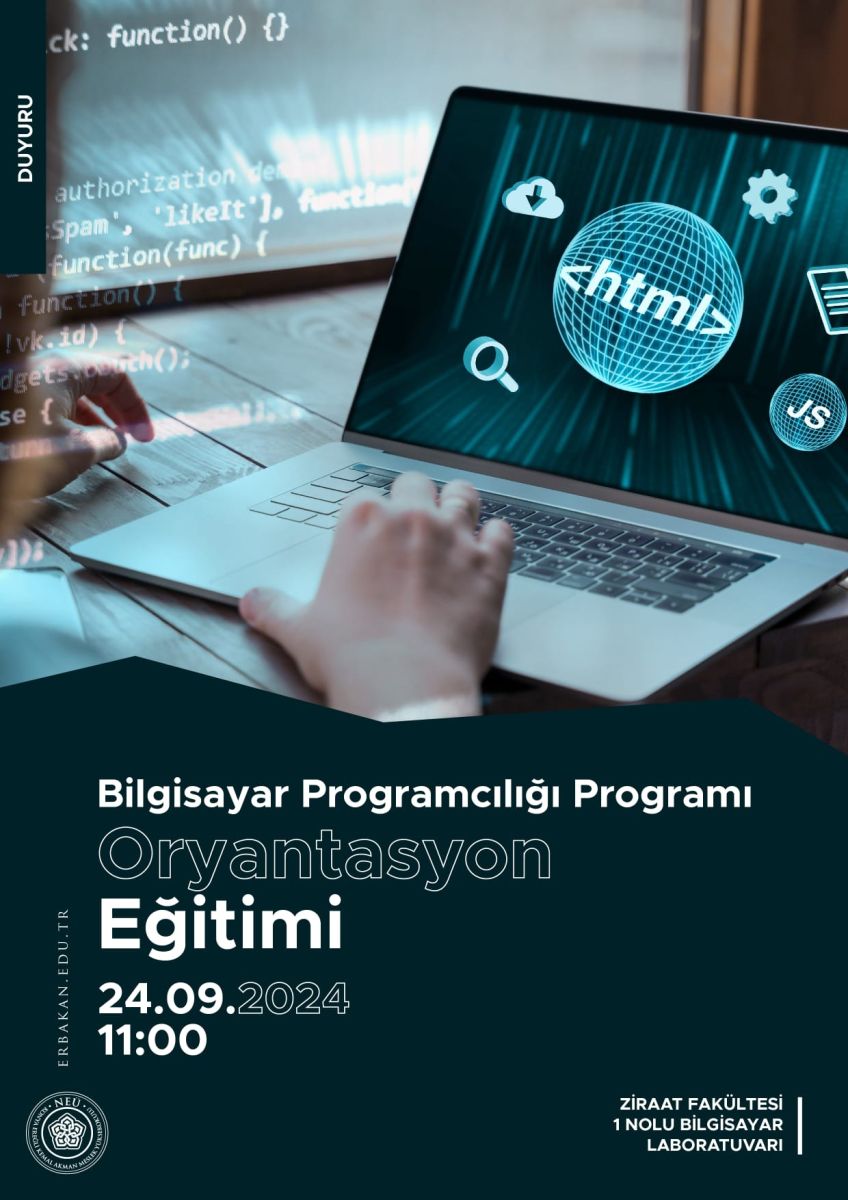 Bilgisayar Programcılığı Programı Oryantasyon Eğitimi