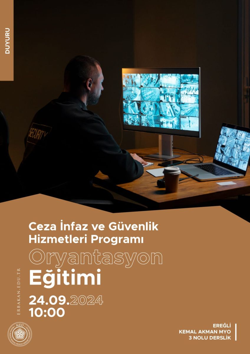 Ceza İnfaz Ve Güvenlik Hizmetleri Programı Oryantasyon Eğitimi