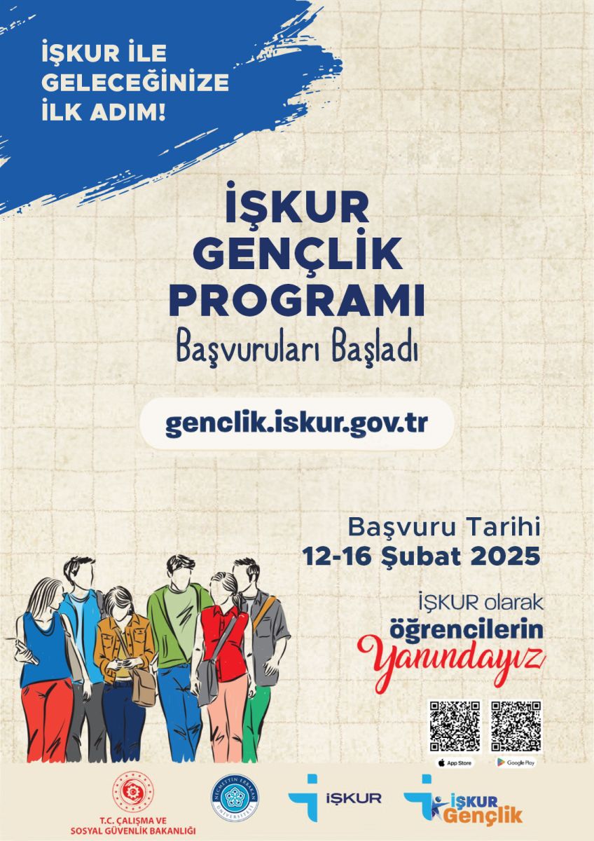 Üniversitemizde İŞKUR Gençlik Programı’na Başvurular Başladı