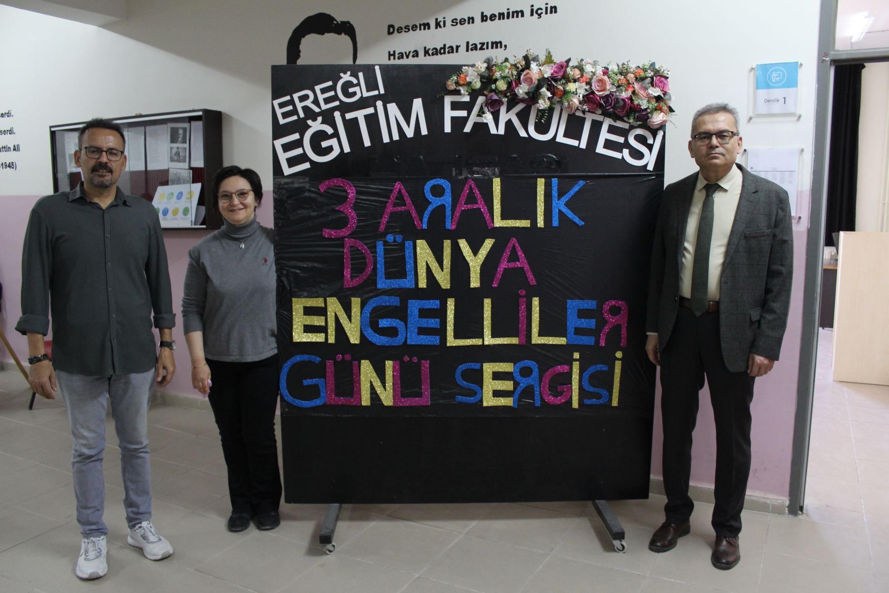 Ereğli Eğitim Fakültesinde “3 Aralık Dünya Engelliler Günü”ne Özel Anlamlı Etkinlik