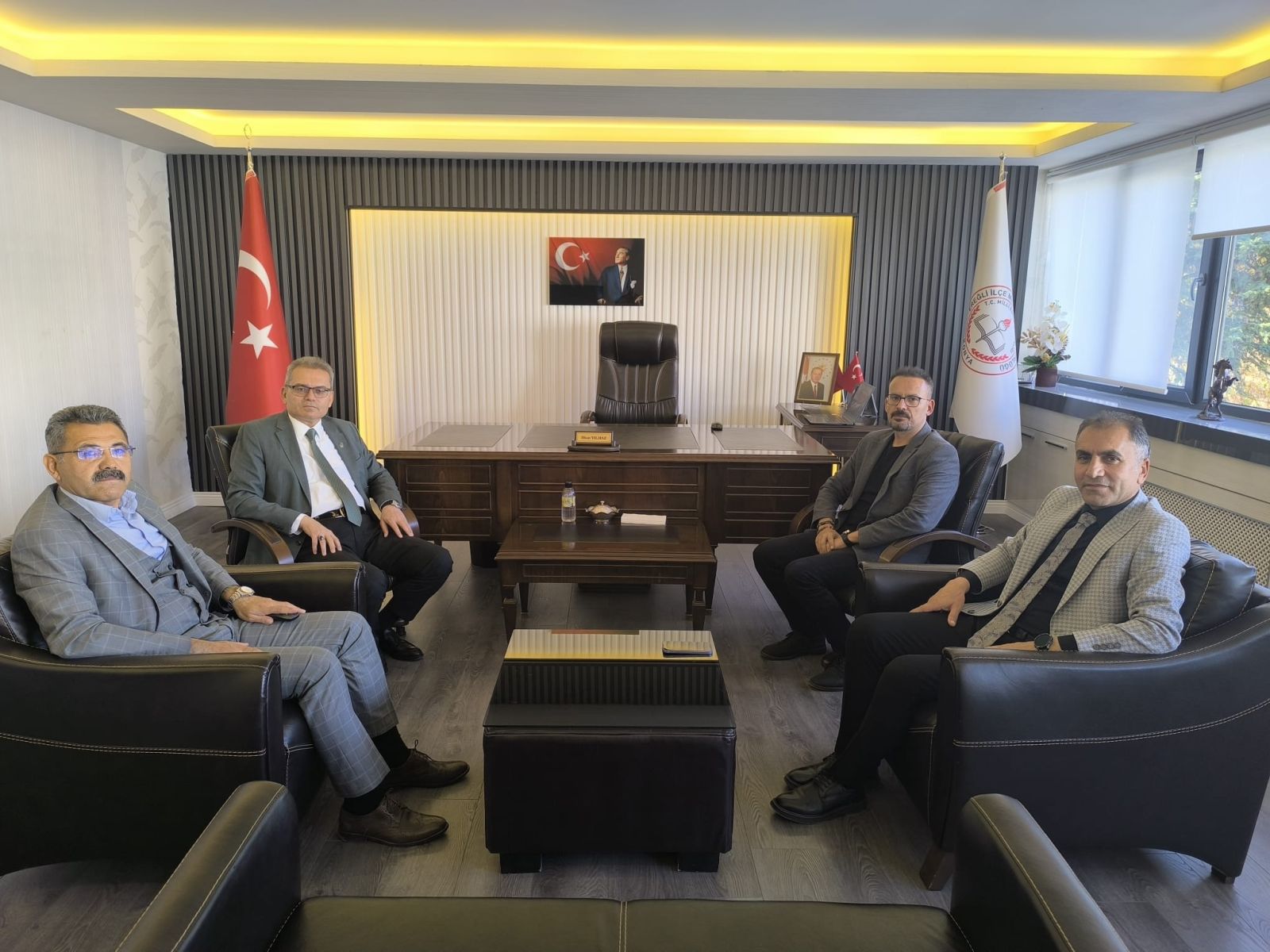 Ereğli Eğitim Fakültesi Dekanından Ereğli Protokolüne Ziyaret