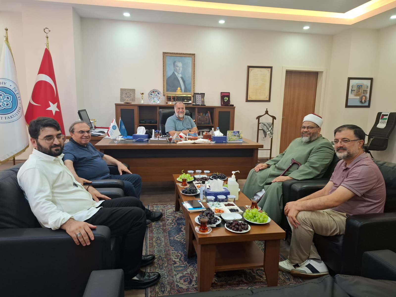 Uluslararası Peygamber Ensarı Birliği Başkanından Fakültemize Ziyaret