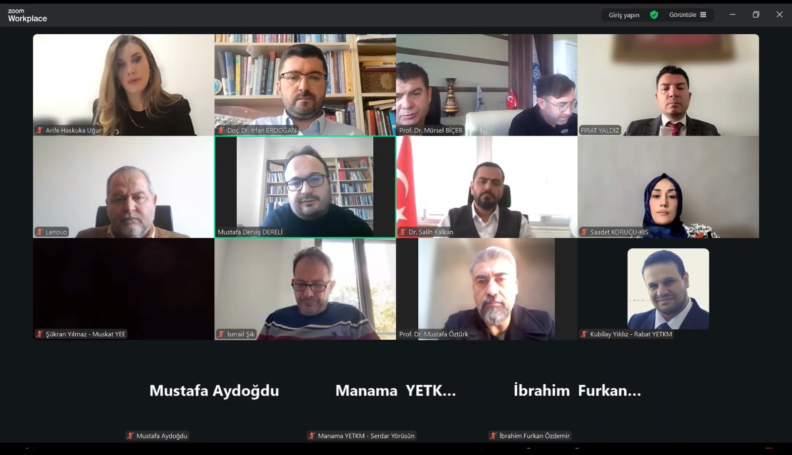 Arap Dünyası ile Karşılıklı Yaz Okulu Projesi İçin Yunus Emre Enstitüsü Koordinatörleri ile Toplantı Yapıldı