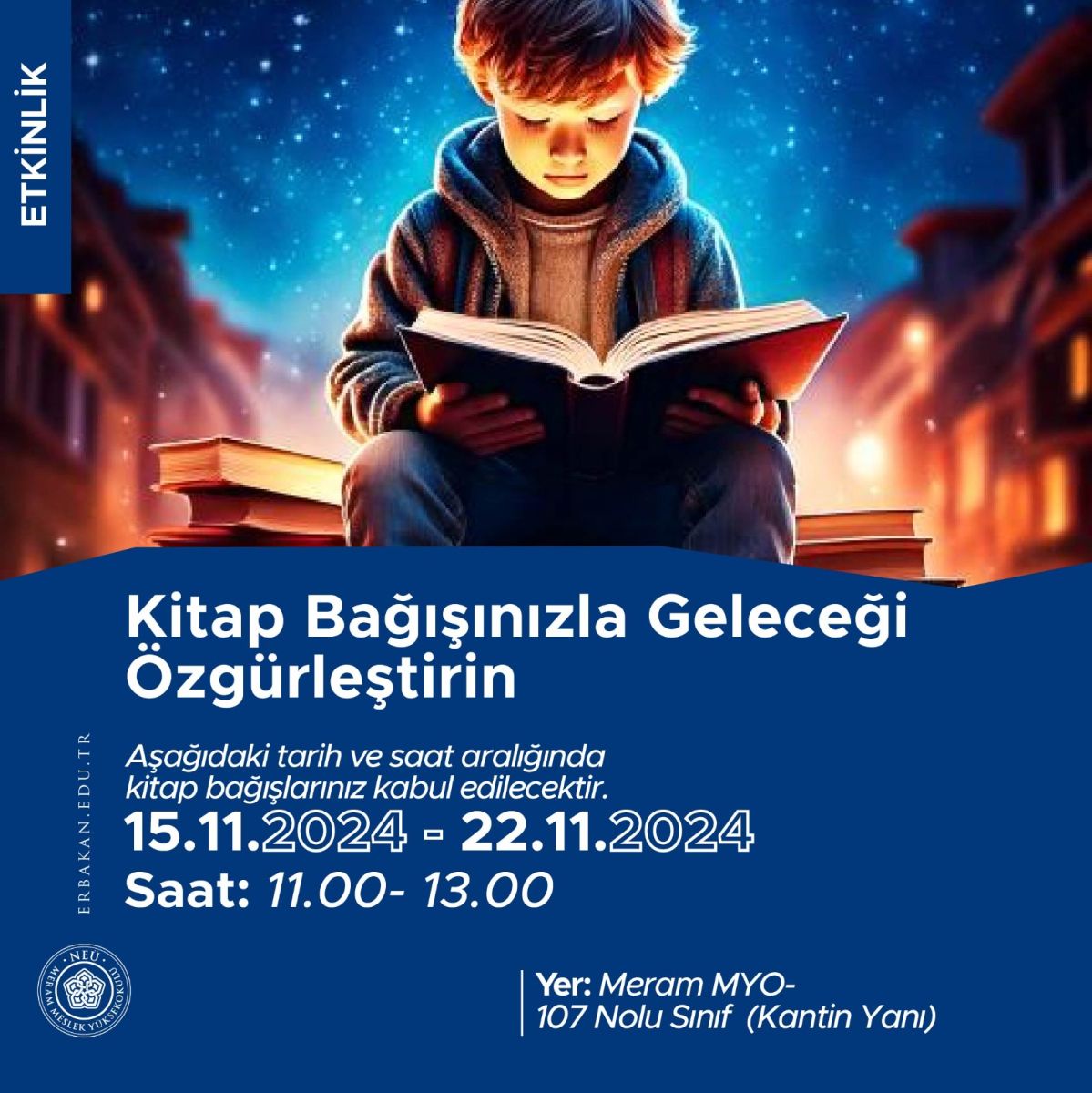 Kitap Bağışınızla Geleceğinizi Özgürleştirin