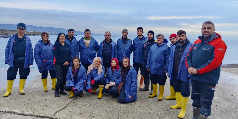 Arama Kurtarma Topluluğu  AFAD Gönüllüsü Olarak Zonguldak'ta