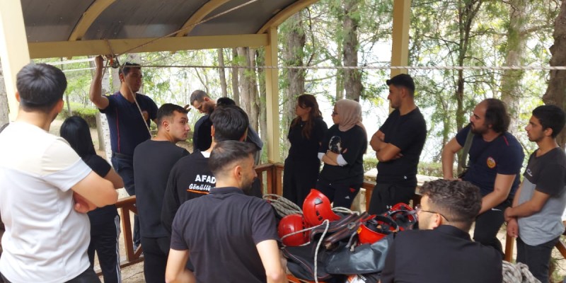 Mülkiyet Koruma ve Güvenlik Bölümü, Doğada Arama-Kurtarma ve İple Erişim Eğitimlerini tamamladılar