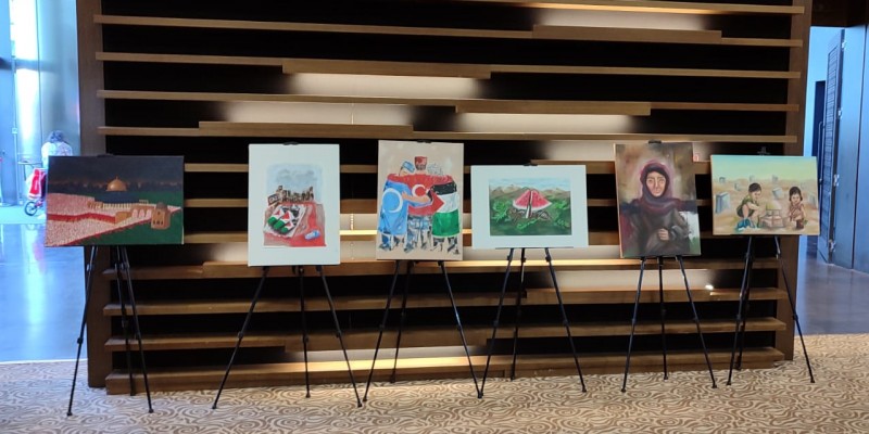 An Exhibition on Palestine and East Turkestan Themes by the Department of Painting