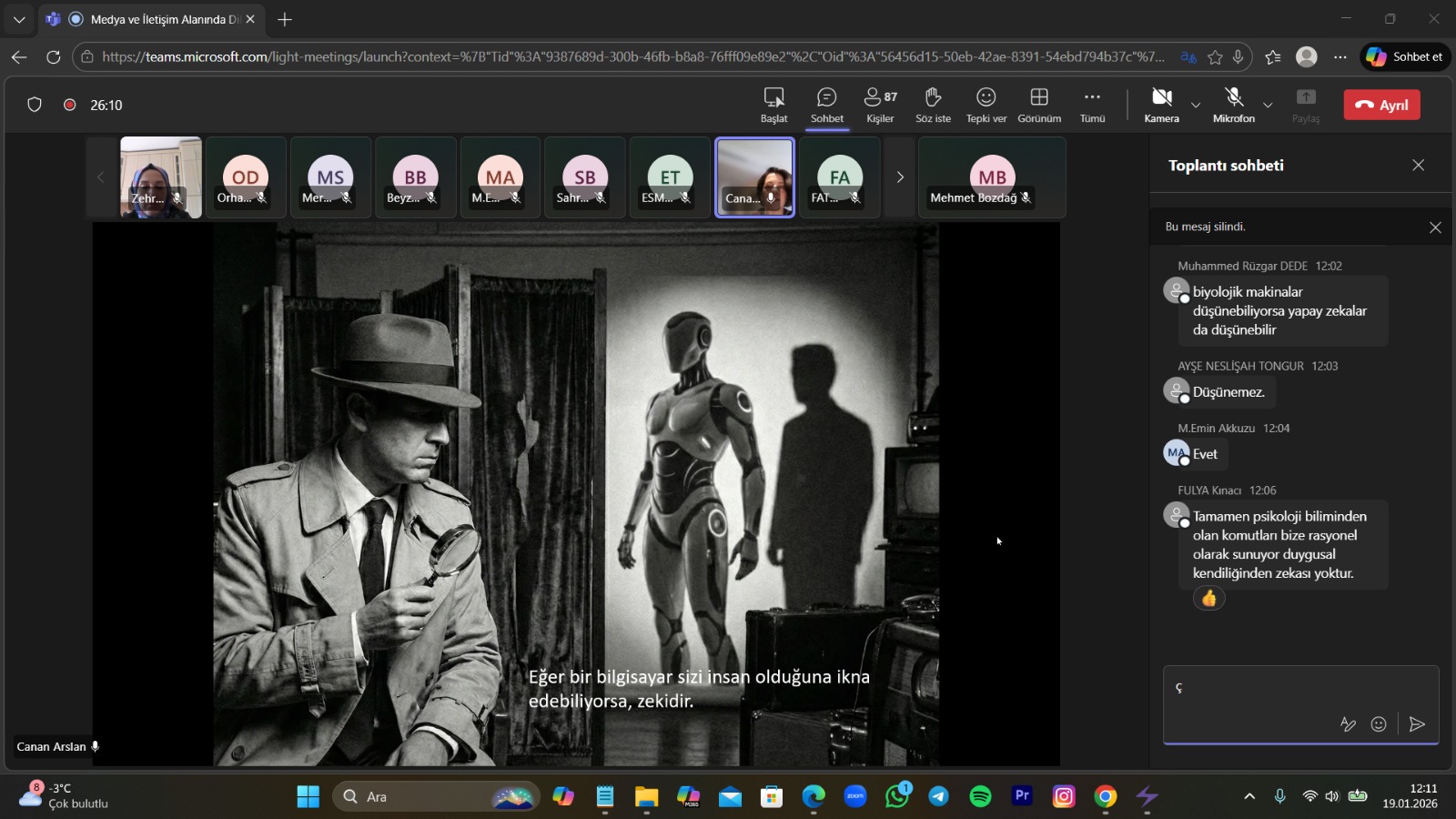 Medya ve İletişim Alanında Dil Modelleri Eğitimi Tamamlandı