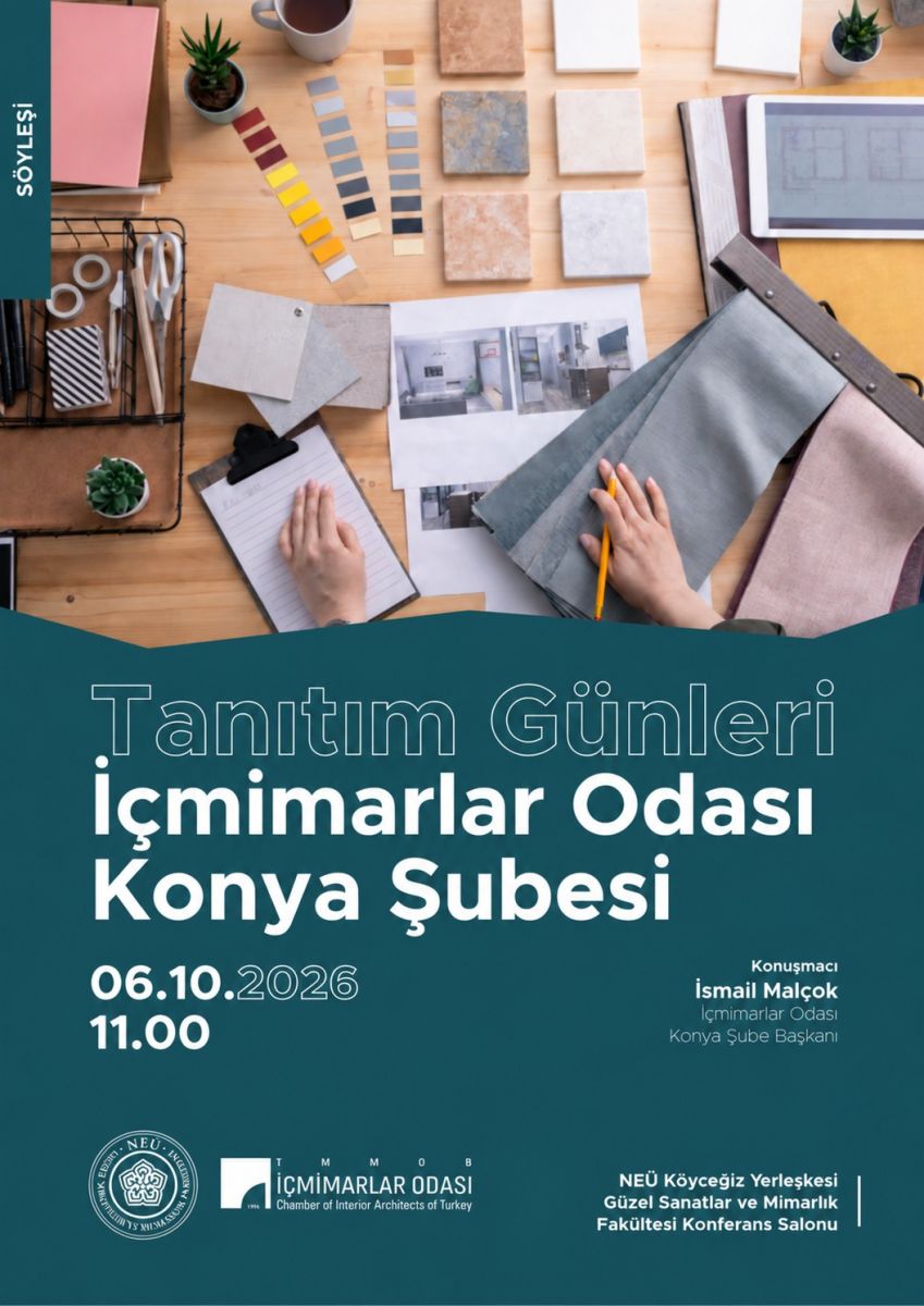 Tanıtım Günleri Söyleşisi: İçmimarlar Odası Konya Şubesi Başkanı