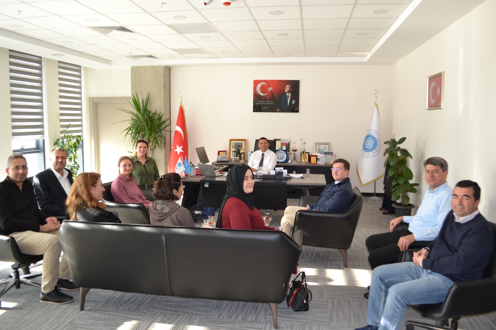 Çevre Mühendisliği Bölümü Bölüm Danışma Kurulu ile Birlikte Dekanlığı Ziyaret Etti