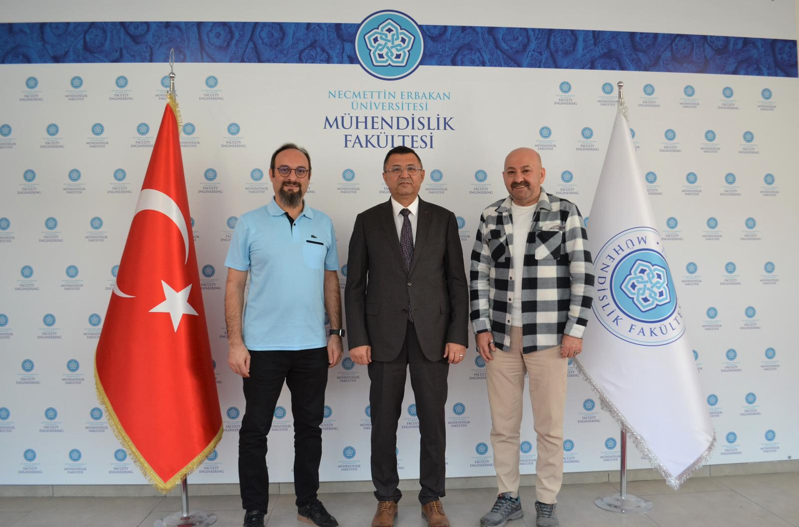 Konya Bilişim Derneği Yöneticileri Fakültemizi Ziyaret Etti