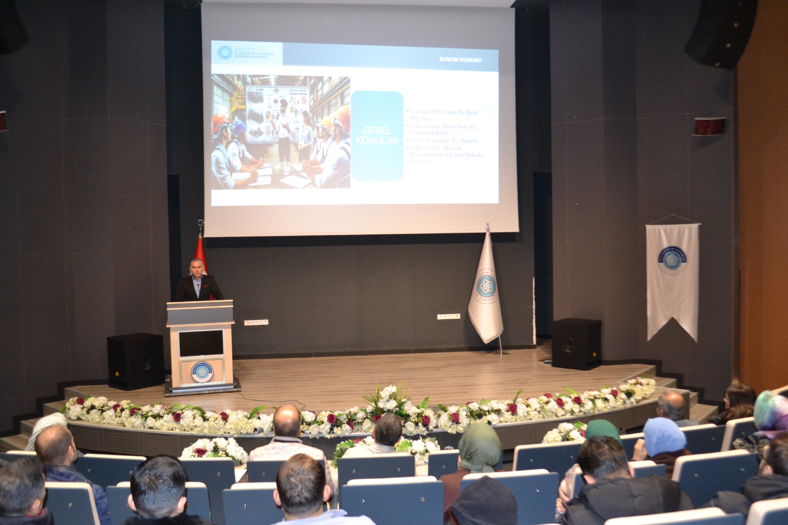 Fakültemizde İdari Personele Yönelik İş Sağlığı ve Güvenliği Eğitimi Gerçekleştirildi.