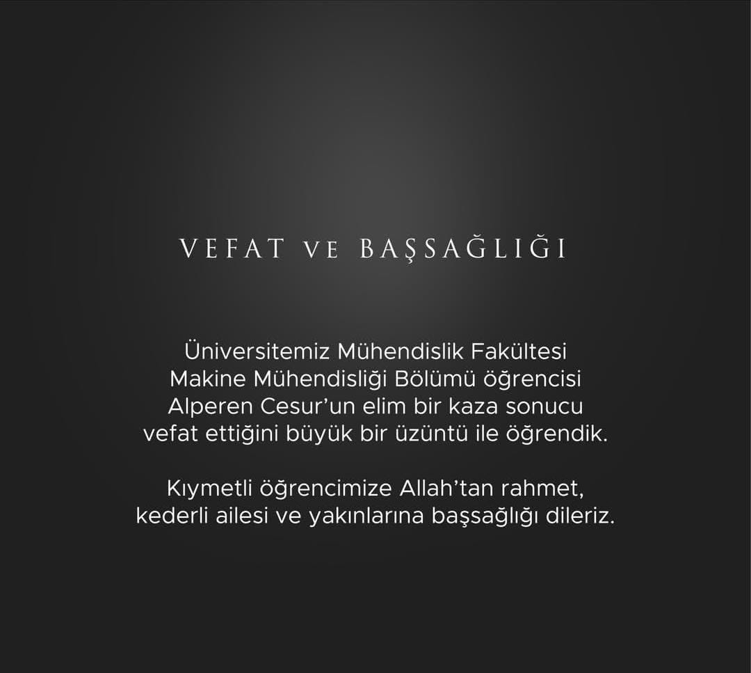 Vefat ve Başsağlığı