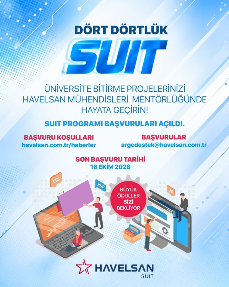 HAVELSAN SUIT Başvuruları Başladı