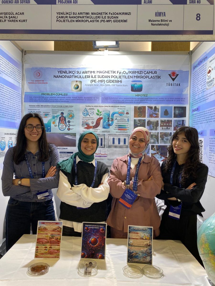 TÜBİTAK 2204-A Kapsamında Karaman BİLSEM Öğrencileri, Danışman Öğretmenleri Eşliğinde ve Prof. Dr. Senar Aydın Gözetiminde Hazırladıkları Proje ile Kimya Alanında Bölge Üçüncülüğü Elde Etmiştir