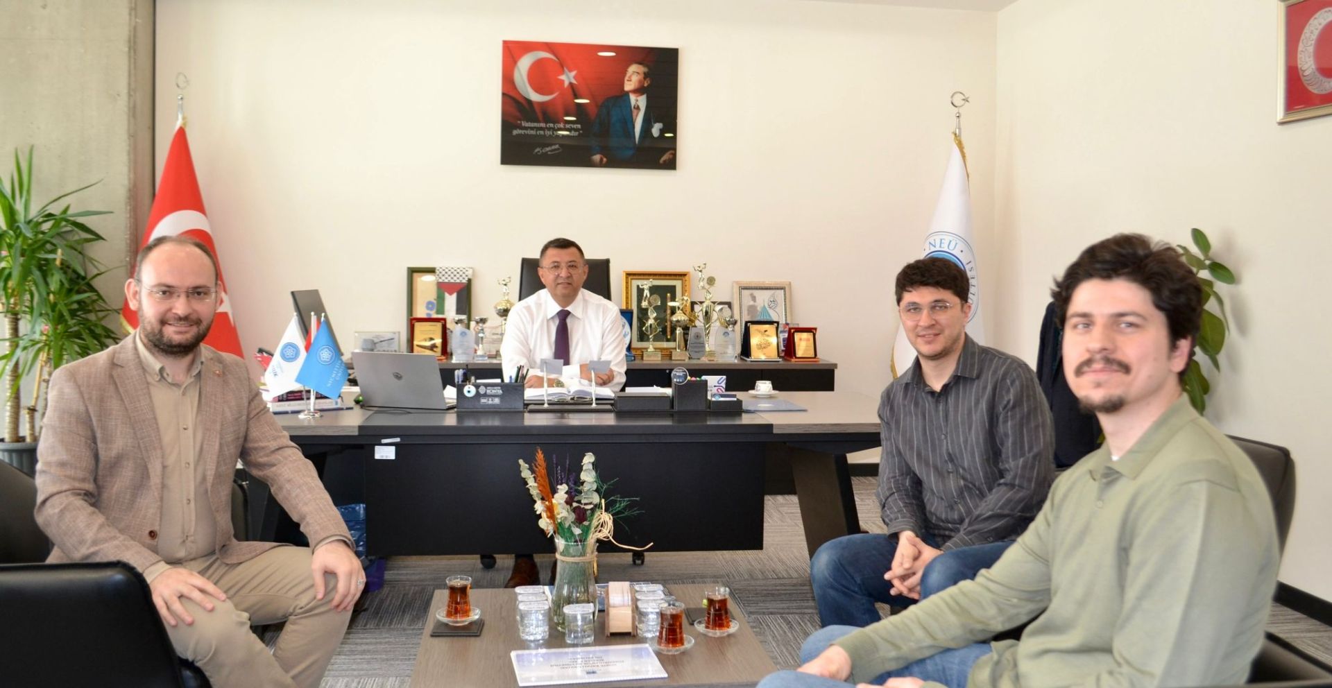 KTO Mühendislik ve Doğa Bilimleri Fakültesi İnşaat Mühendisliği Bölümünden, Doç. Dr. Vahdettin Demir ve Arş. Gör. Dr. Abdullah Müsevitoğlu’nun Katılımıyla Fakültemizde Görüşmeler Gerçekleştirildi