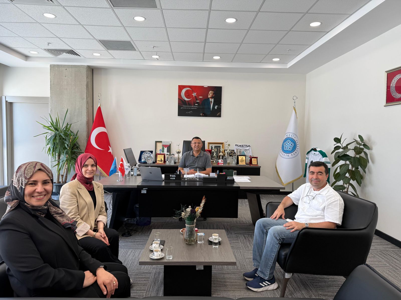 Yıldız Teknik Üniversitesi Çevre Mühendisliği Bölümü Öğretim Üyesi Prof. Dr. Hanife Sarı Erkan, Fakültemizi Ziyaret Etmiştir