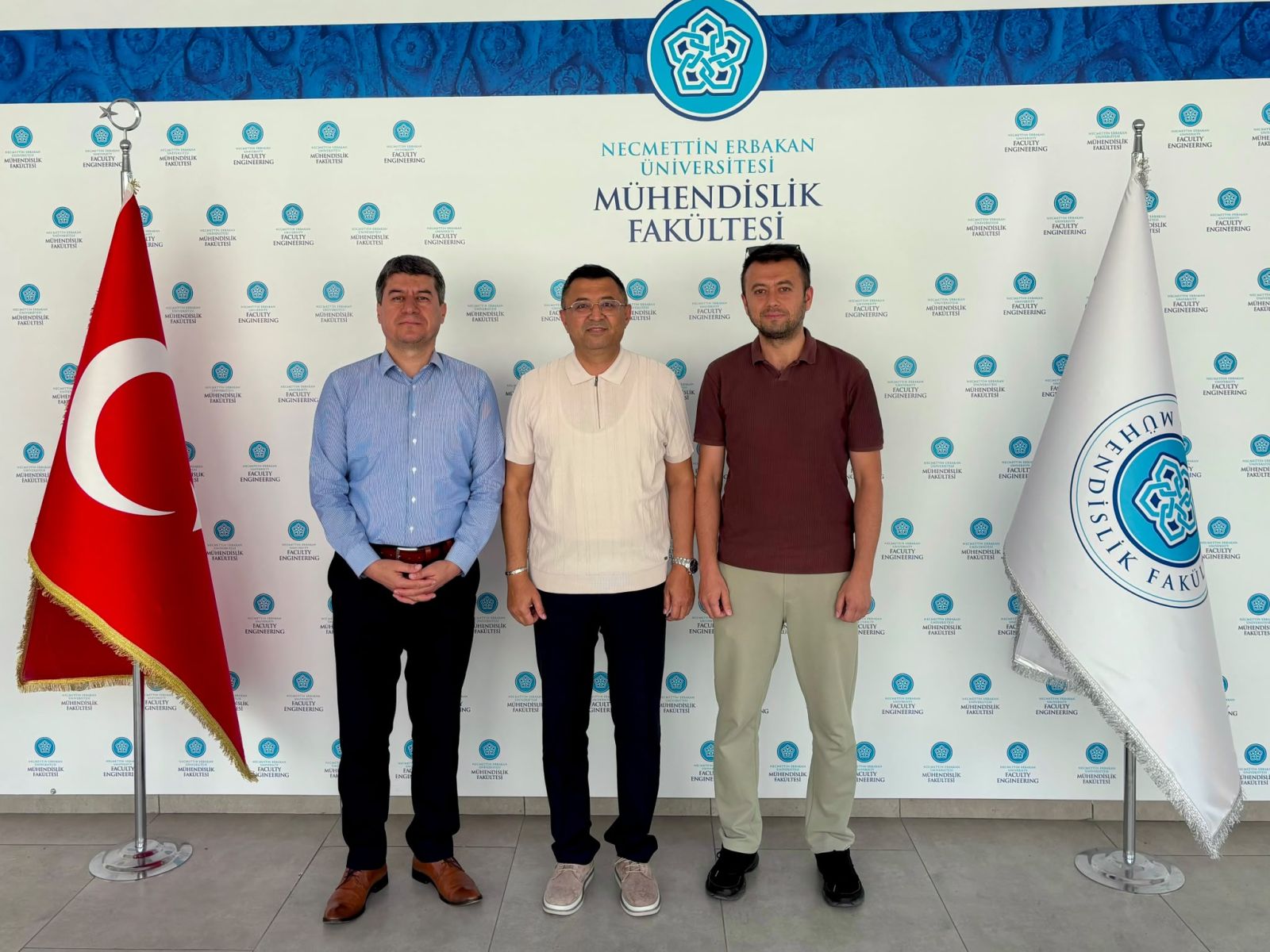 Tapu ve Kadastro Genel Müdürlüğü Başmüfettişi Sayın Zarif Şan ile Rektörlüğümüz İç Denetçisi Sayın Dr. Ömer Yurdakul, Mühendislik Fakültemizi Ziyaret Etti