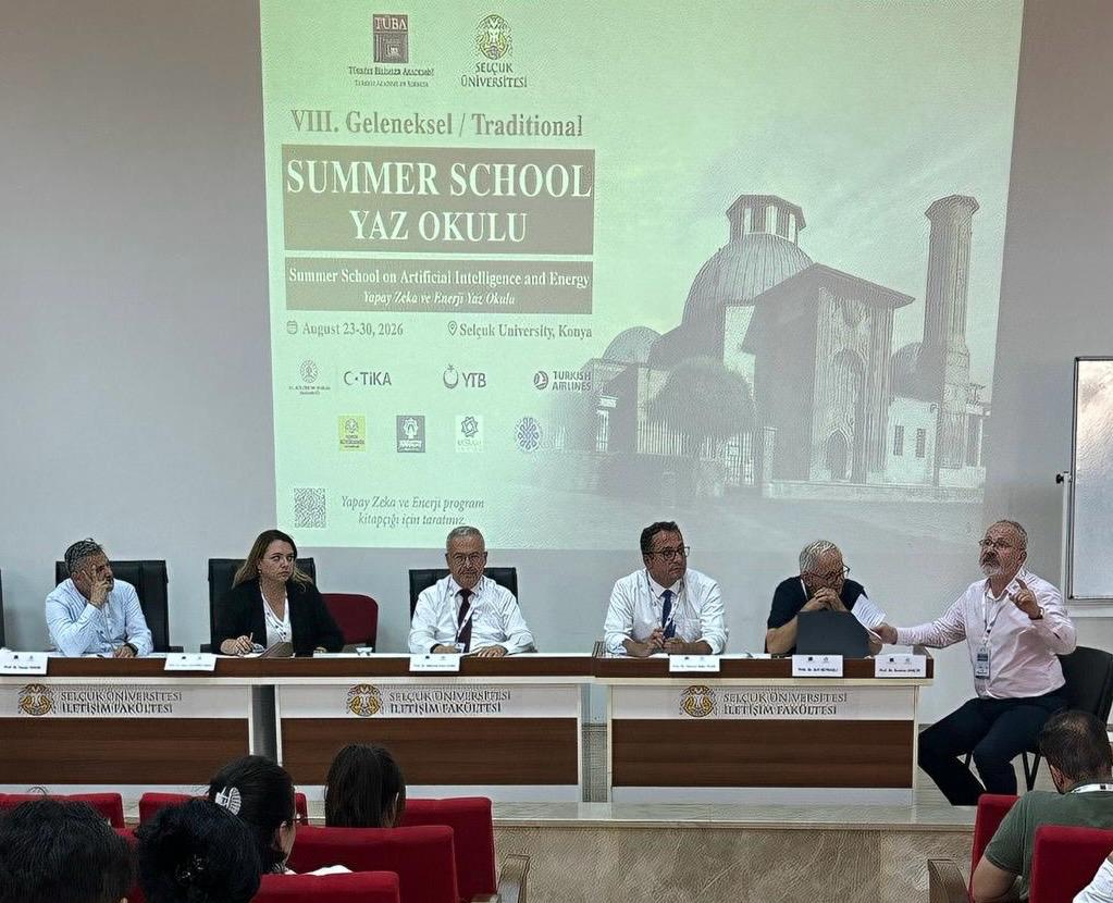 TÜBA SUMMER SCHOOL ON ARTIFICIAL INTELLIGENCE & ENERGY