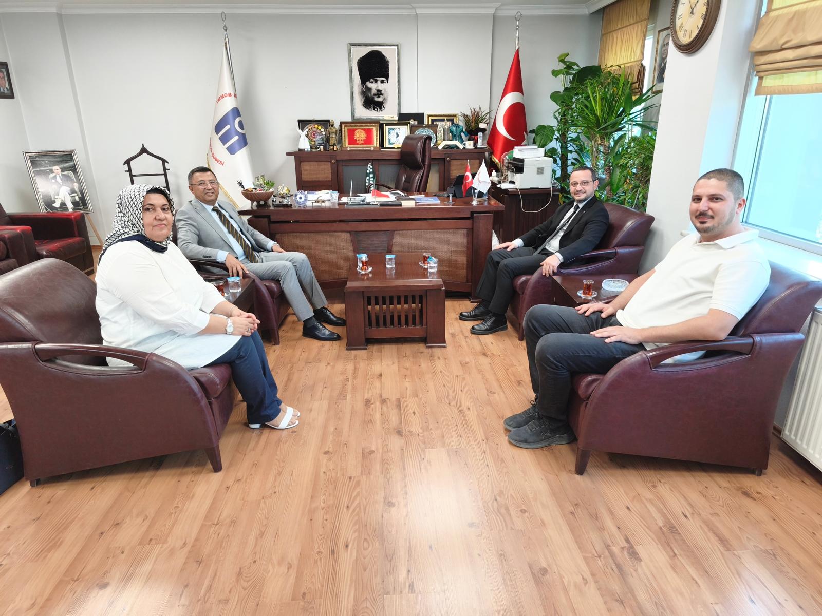 NEÜ Mühendislik Fakültesi Olarak, Konya İnşaat Mühendisleri Odası Şube Başkanı Erdem Naltekin ve Yönetim Kurulu Üyeleri İle Bir Araya Geldik