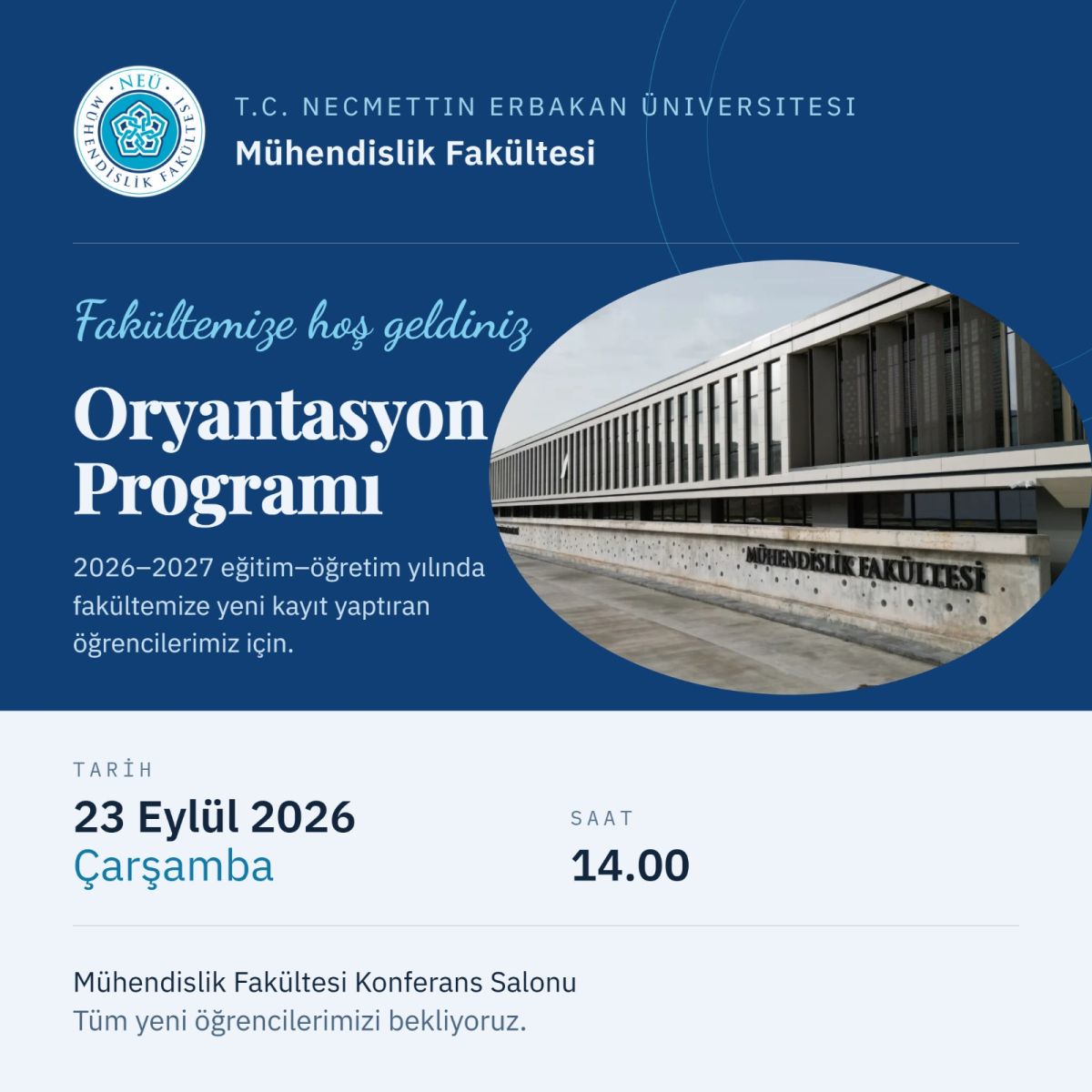 Mühendislik Fakültesi Oryantasyon Programı