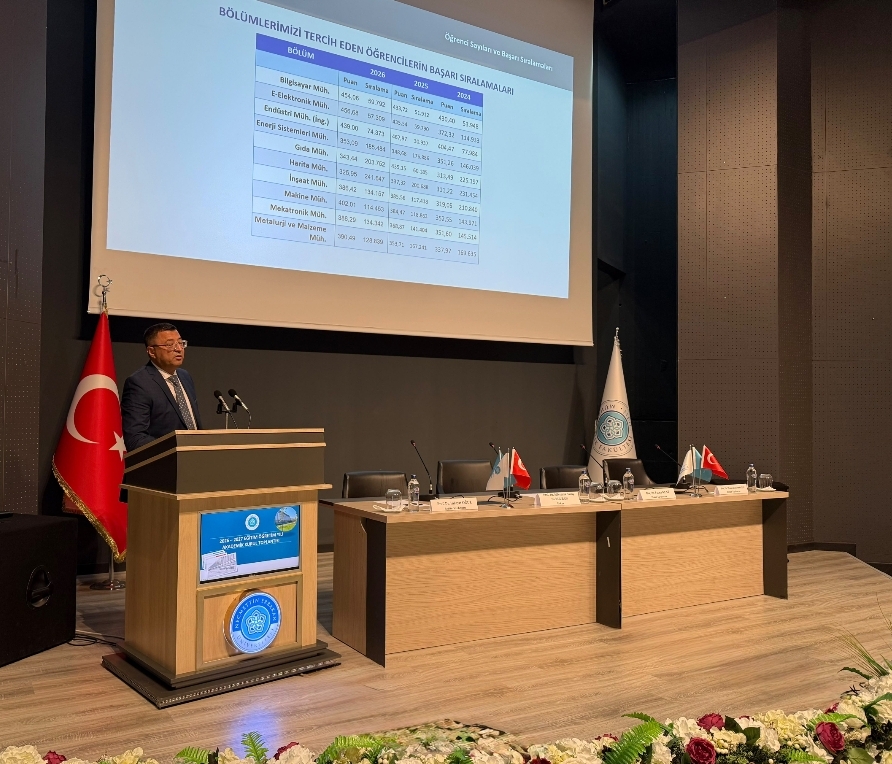 Fakültemizde 2026–2027 Eğitim Öğretim Yılı Akademik Kurul Toplantısı, Rektör Yardımcımız Prof. Dr. Hidayet Oğuz’un Teşrifleriyle ve Fakültemiz Akademik Personelinin Katılımıyla Gerçekleştirildi